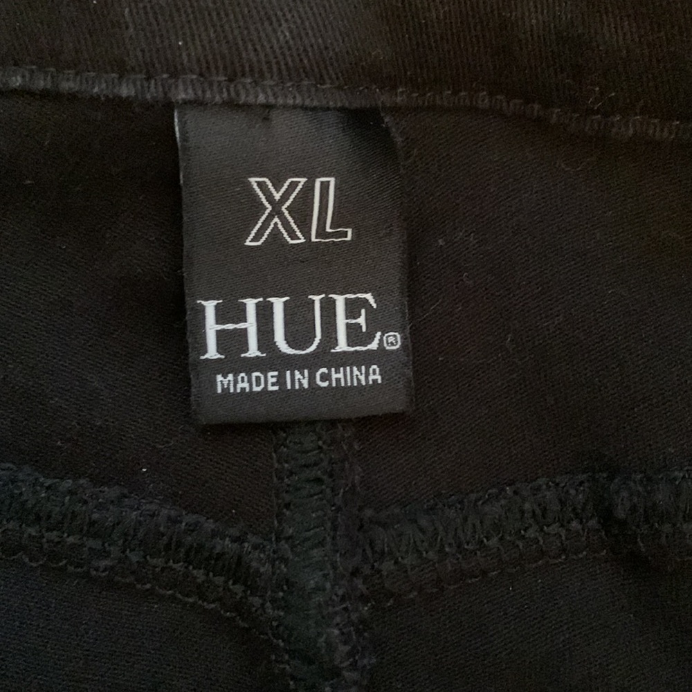 HUE Distressed Jeans (Black) - Picture 8 of 13